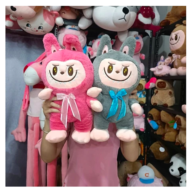 Mua Thú nhồi bông labubu dễ thương - 37cm Chính hãng Ưu đãi - Hình ảnh 3