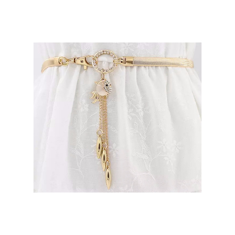 THẮT LƯNG NỮ FISH, DÂY NỊT NỮ MANG ĐẦM VÁY DN191212