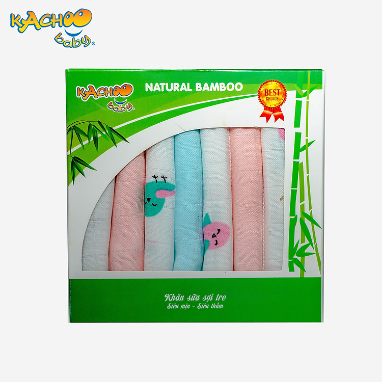 Khăn sữa tre cho bé - 8 cái Chính hãng Ưu đãi - Hình ảnh 2
