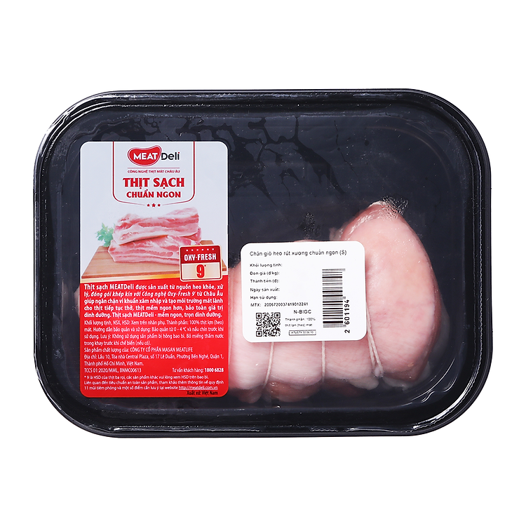 Chân Giò Heo Rút Xương Chuẩn Ngon Meat Deli 400G