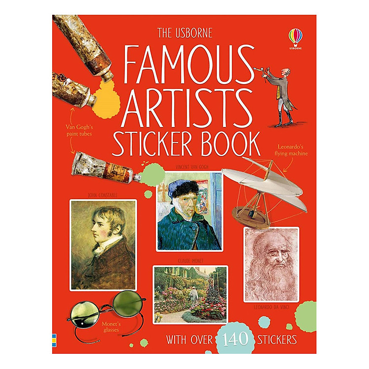 Sách Usborne Famous Artists Sticker Book