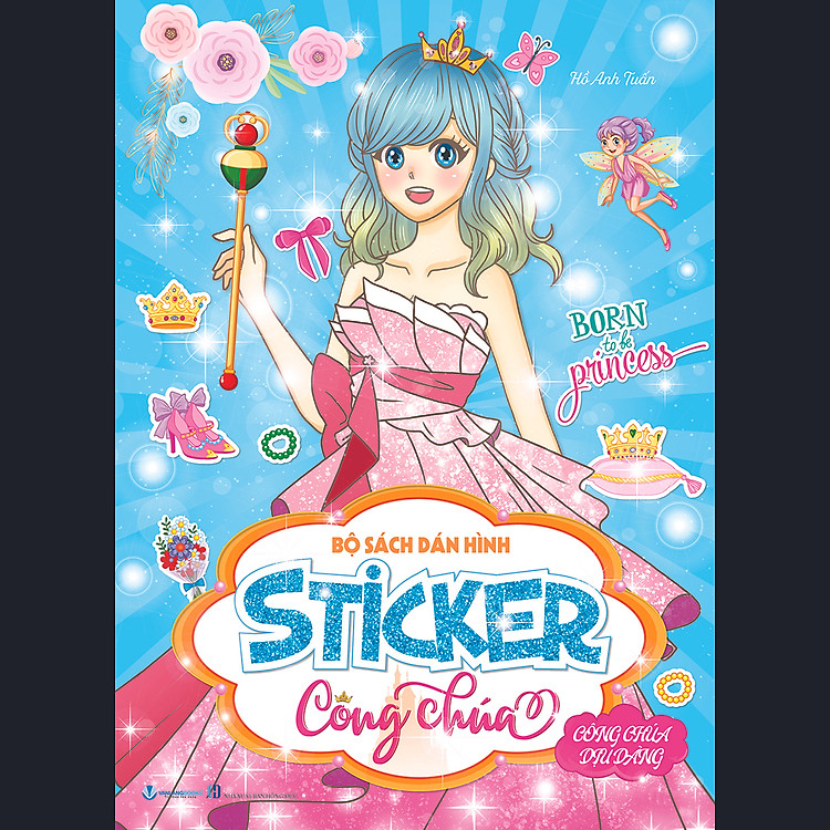 Bộ Sách Dán Hình Sticker Công Chúa - Vanlangbooks