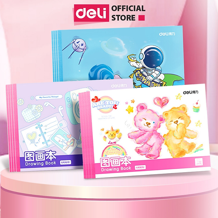 Vở Vẽ Học Sinh A4 Deli (60 trang)