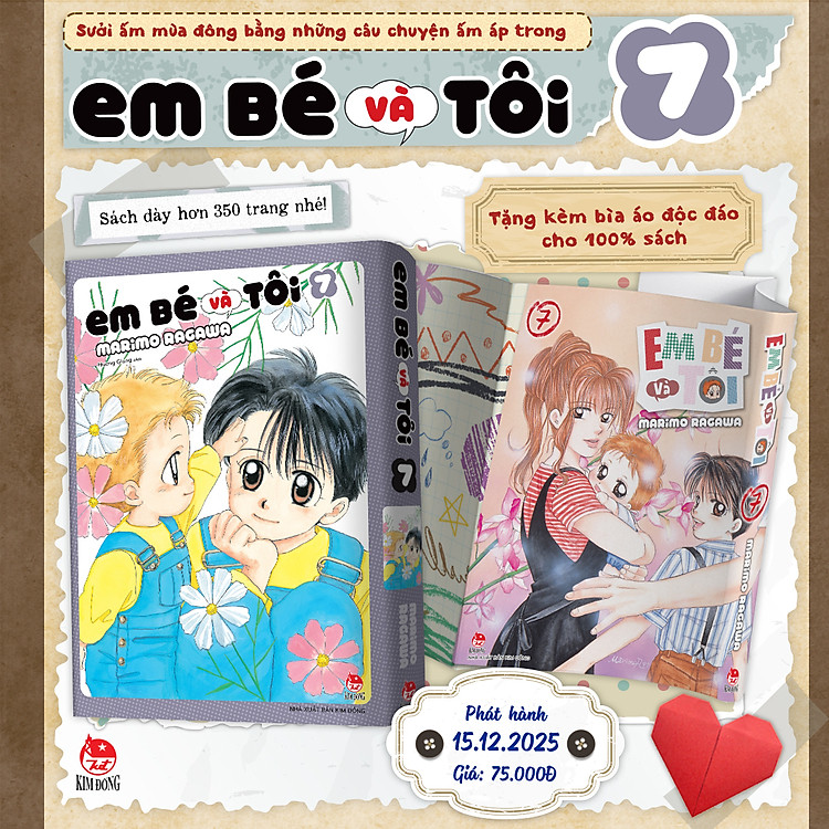 Truyện Tranh Em Bé Và Tôi - Bản Deluxe full 7 tập + Tặng kèm tờ phát hành (Chang Book)