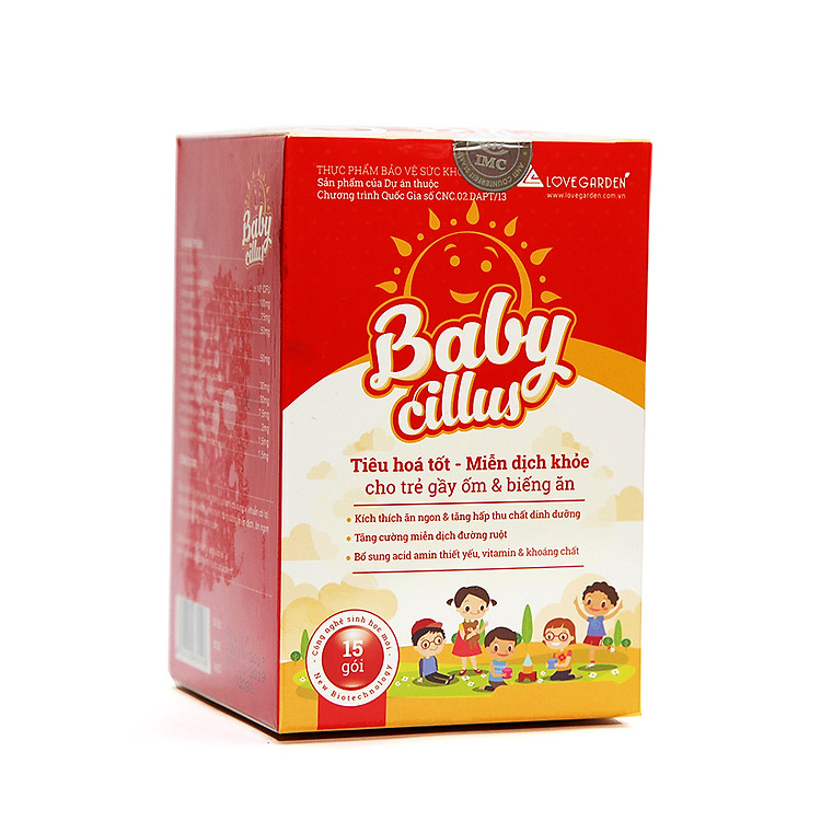 BABYCILLUS - Dành riêng cho trẻ gầy ốm, biếng ăn