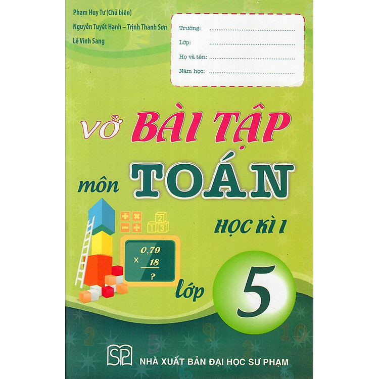 Vở Bài Tập Môn Toán Học Kì 1 (Lớp 5) - Ảnh 5
