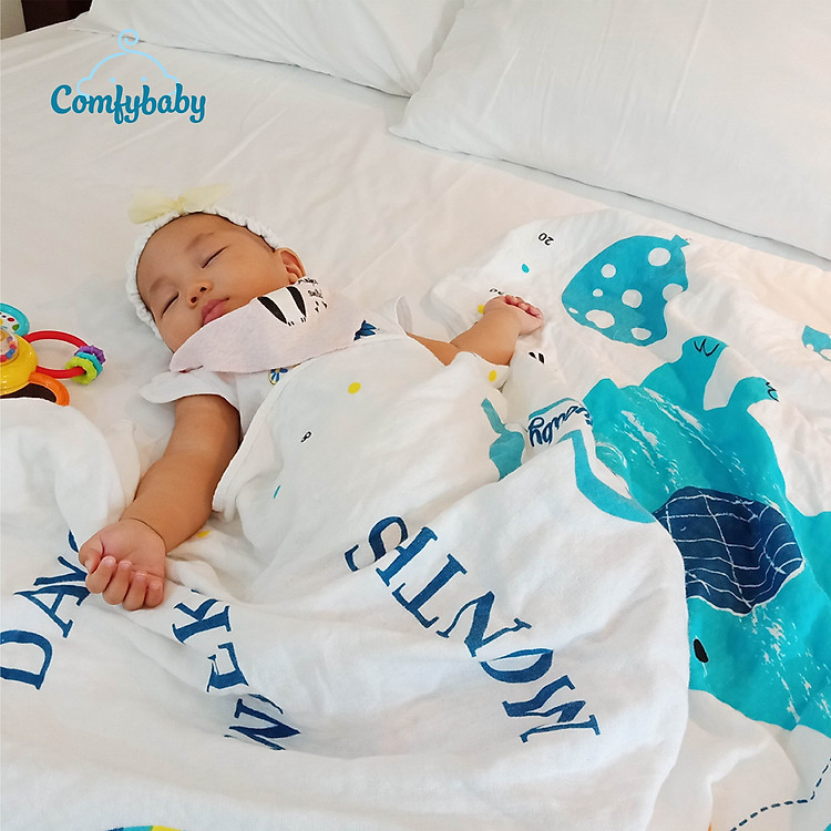 Mua Khăn xô tắm Comfybaby siêu mềm Chính hãng Ưu đãi - Hình ảnh 3