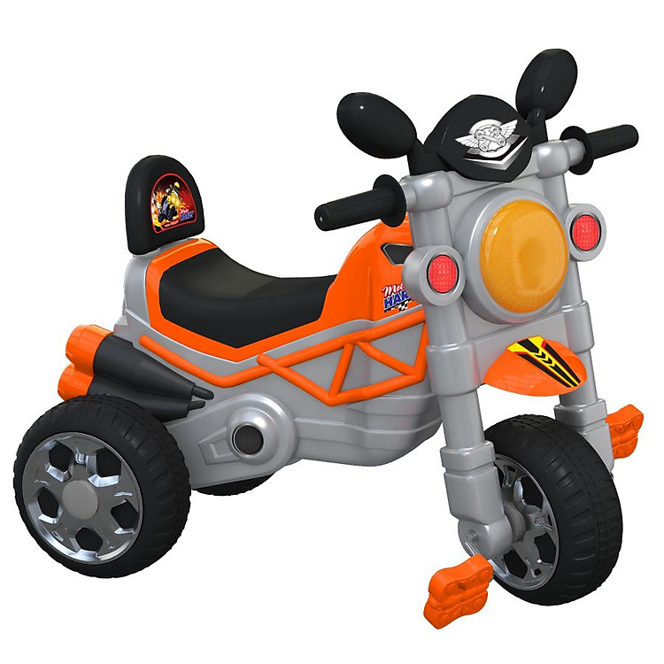 Xe 3 bánh Nhựa Chợ Lớn L12 Motobike V1 (Có nhạc) - M1744B-X3B - Giao màu ngẫu nhiên