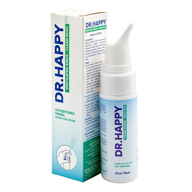 Dung dịch xịt mũi phun sương Dr.Happy 70ml