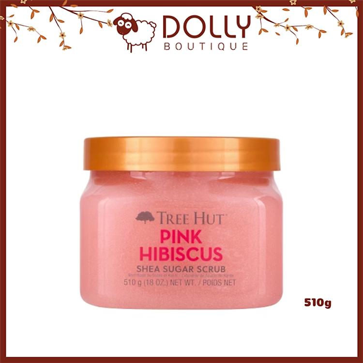 Tẩy Tế Bào Chết Body Tree Hut Shea Sugar Scrub Pink Hibiscus 510g