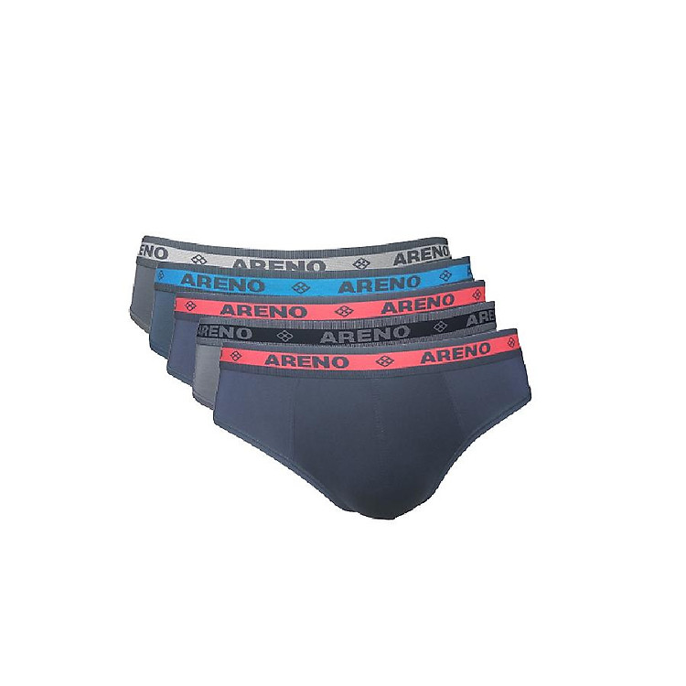 Combo 5 Quần lót nam Cao Cấp ARENO AR-202 (Lưng Dệt Thun Lạnh)