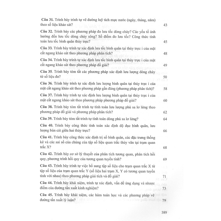 Ôn Tập Thủy Văn - Thủy Lực Công Trình Giao Thông - Ảnh 6