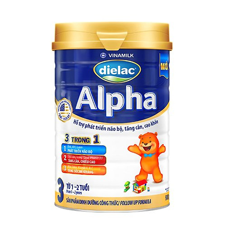 SỮA BỘT DIELAC ALPHA 3 (CHO TRẺ TỪ 1 - 2 TUỔI)