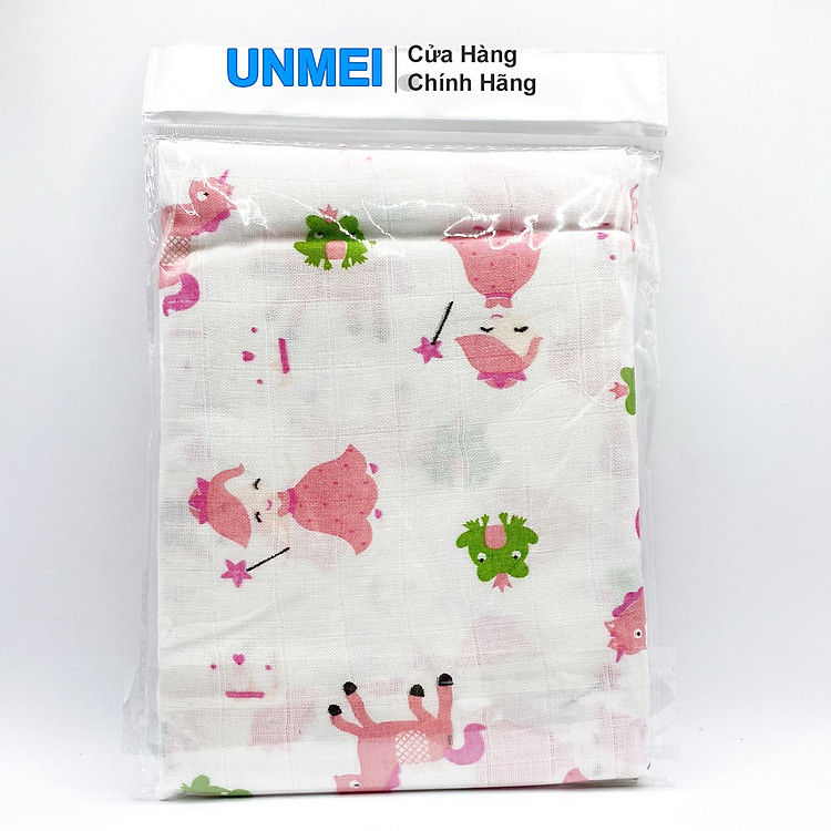 Khăn Tắm Muslin UNMEI An Toàn Cho Bé Chính hãng Giá rẻ - Hình ảnh 3