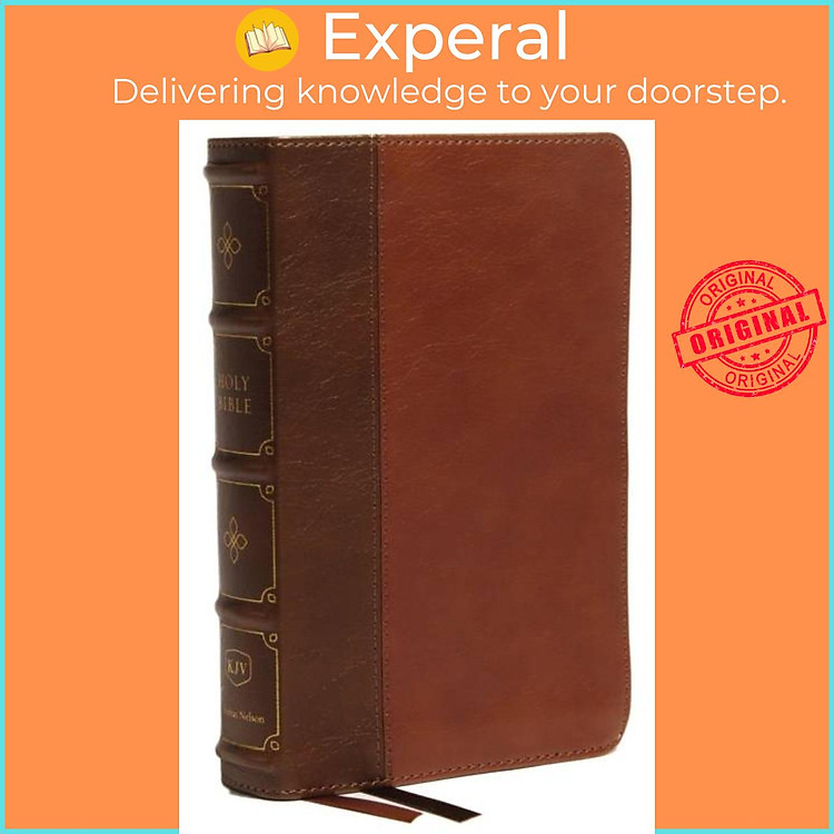 Sách - KJV, Compact Bible, Maclaren Series, Leathersoft, Brown, Print - by Thomas Nelson (UK edition, paperback)