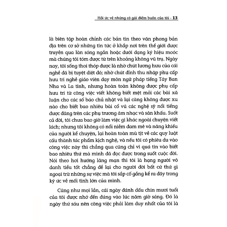 Hồi Ức Về Những Cô Gái Điếm Buồn Của Tôi (Tái Bản 2017) - Ảnh 4