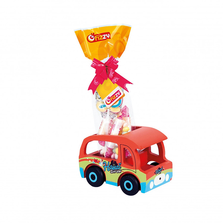 Kẹo Kèm Ô Tô Hawai Fizzy - Hàng Nhập Khâu Pháp