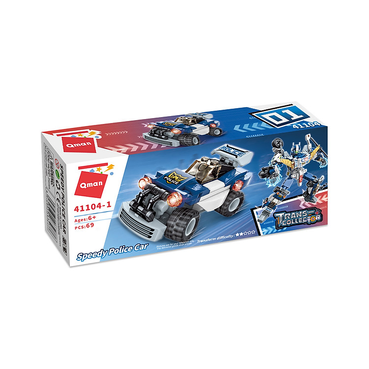 Đồ chơi xếp hình Cảnh sát Qman 41104 Chính hãng Giá rẻ - Hình ảnh 4