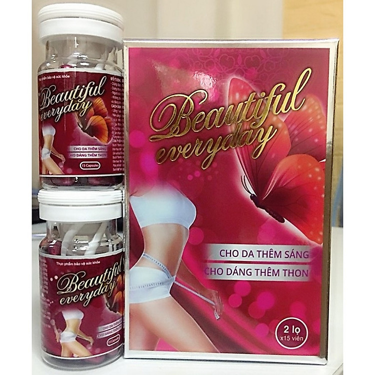 Hộp 2 Lọ hỗ trợ giảm cân Beautiful Everyday