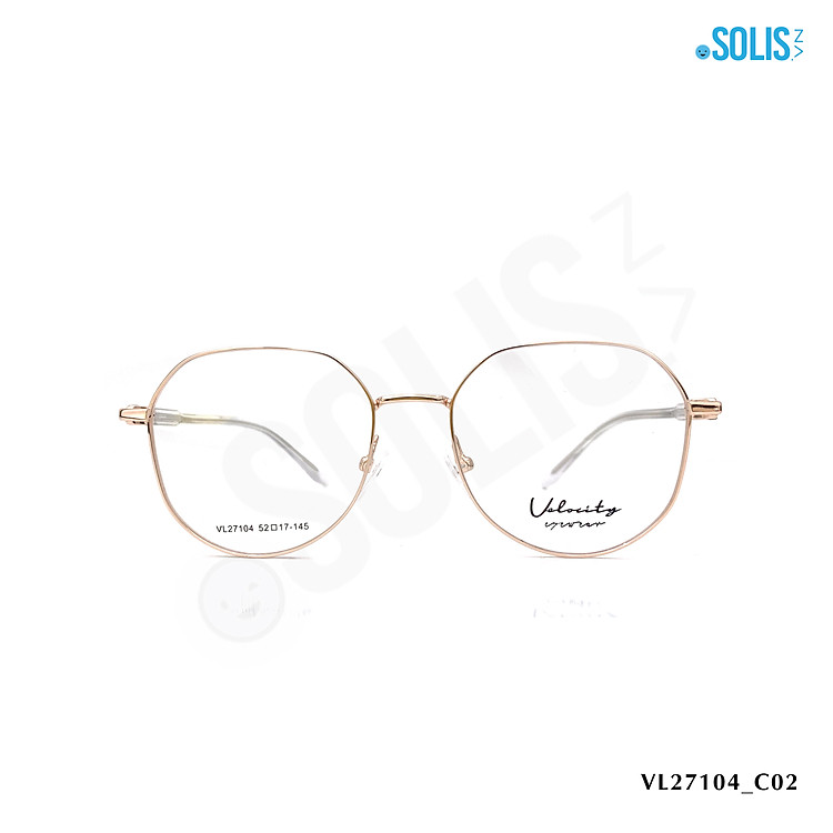 Gọng kính kim loại hiệu Velocity VL27104 - KÍNH KIM LOẠI HIỆU VELOCITY VL27104 KÍNH THƯỚC 52-17-145