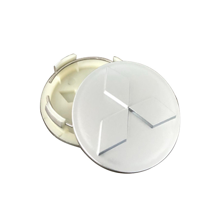 Logo chụp mâm bánh xe ô tô, xe hơi dùng cho xe Mitsubishi đường kính 60MM (Mã MTS60)