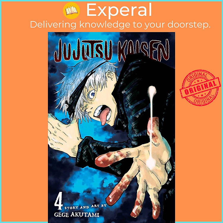 Sách - Jujutsu Kaisen, Vol. 4 by Gege Akutami (UK edition, paperback)