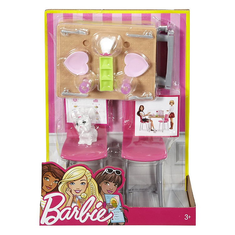 Bộ Nội Thất Và Thú Cưng Barbie
