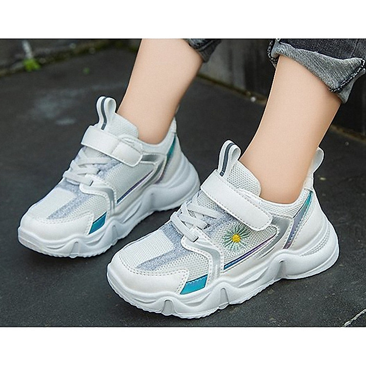 Giày thể thao lưới phong cách hè thoáng mát cho bé gái từ 4 đến 15 tuổi TTA21