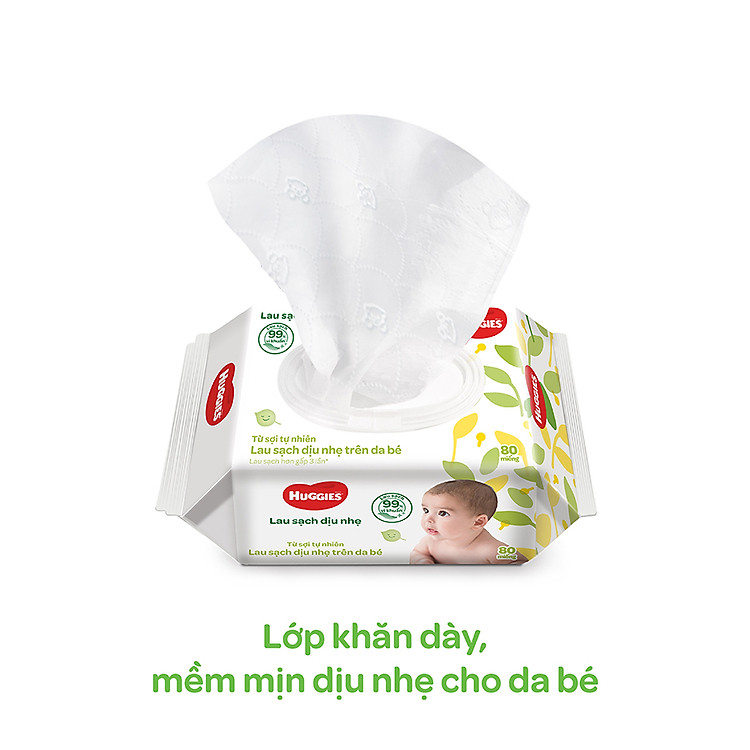 Combo 12 Khăn Ướt Huggies Cho Trẻ Sơ Sinh Chính hãng Giá rẻ - Hình ảnh 3