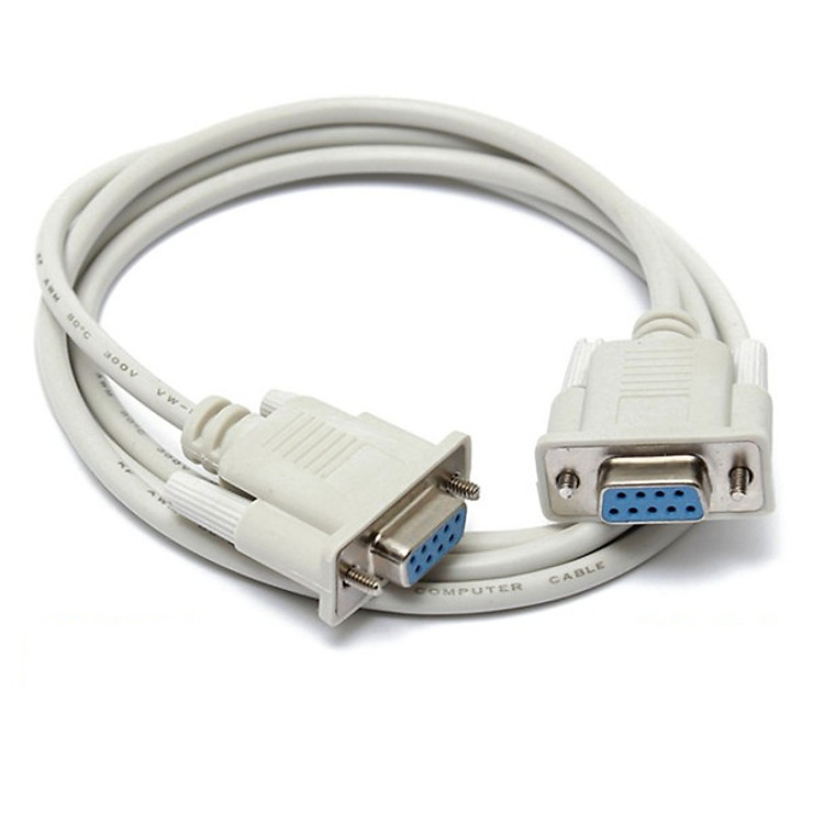 Cáp Com to Com 9 Pin 10M Âm-Âm ( Cáp RS232 ) 9F/9F - Hàng Chính Hãng