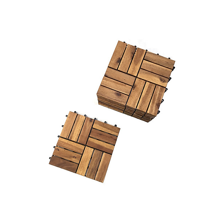 Thùng Vỉ Gỗ Lót Sàn Ngoài Trời - Màu Tự Nhiên