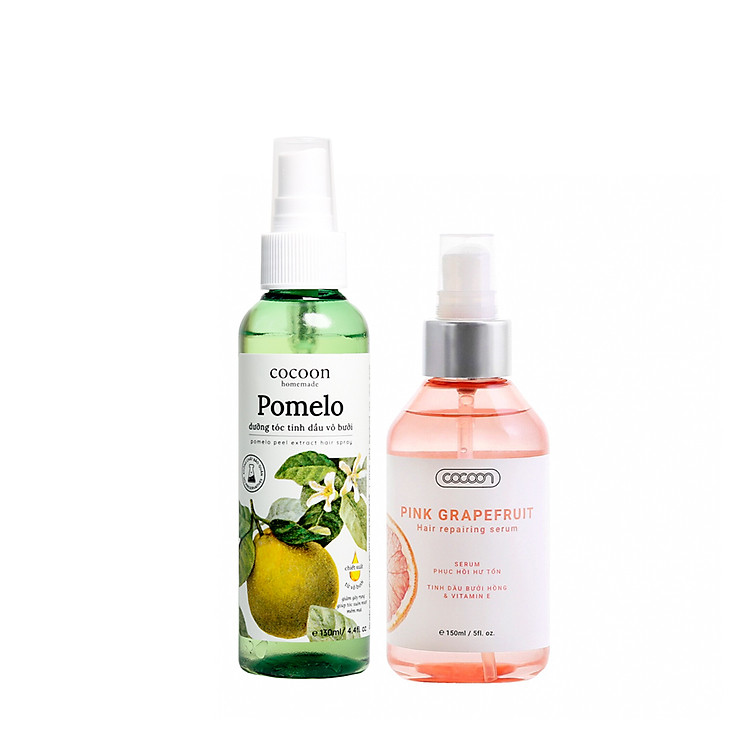 Combo giúp tóc quay trở lại Serum bưởi hồng (150ml) + xịt bưởi pomelo (130ml)