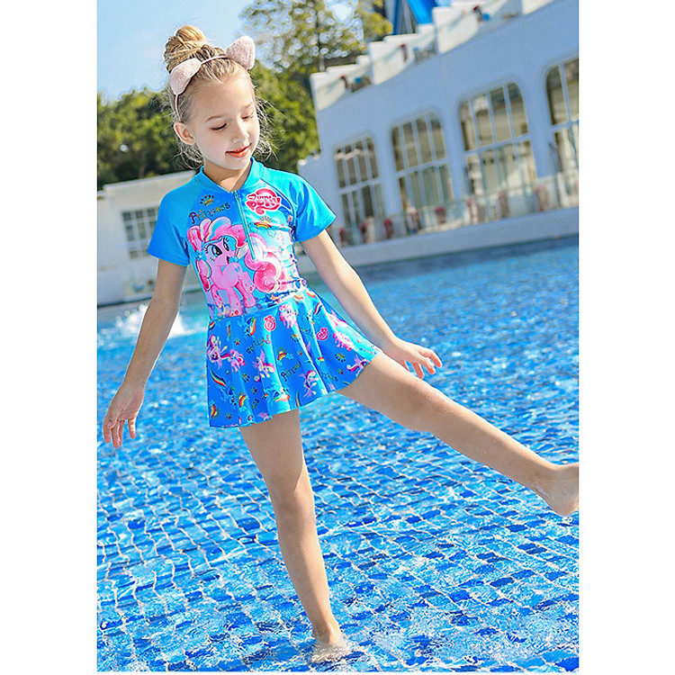 Đồ bơi bé gái hoạ tiết Pony dễ thương