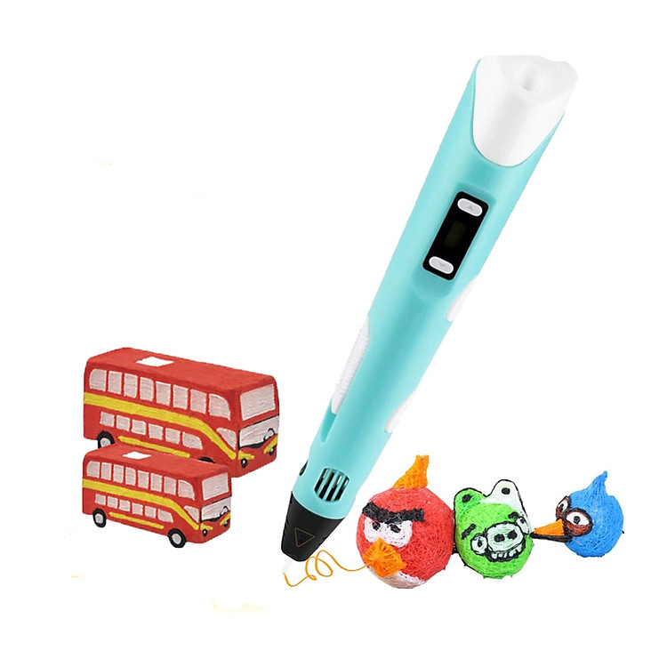 Bút vẽ 3D Sáng tạo sử dụng dây PLA/ABS kèm theo 3 mét x 3 màu ngẫu nhiên Mai Lee - Hàng chính hãng
