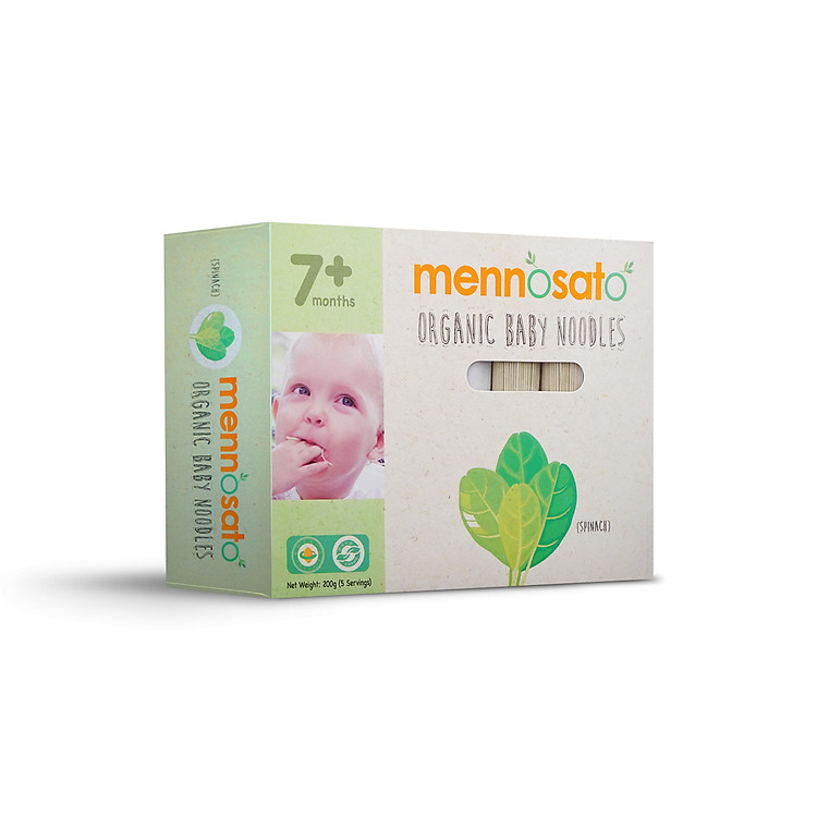 Mua Mì ăn dặm hữu cơ vị cải bó xôi Giá tốt - Hình ảnh 3