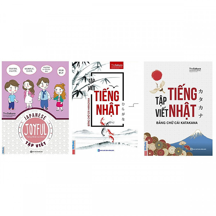 Tập Viết Tiếng Nhật: Hiragana, Katakana, Joyful Japanese