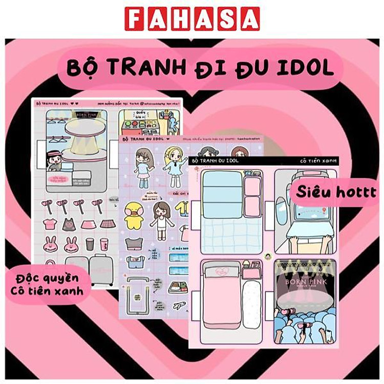 Mua Bộ Tranh Tương Tác Cô Tiên Xanh Chính hãng Ưu đãi