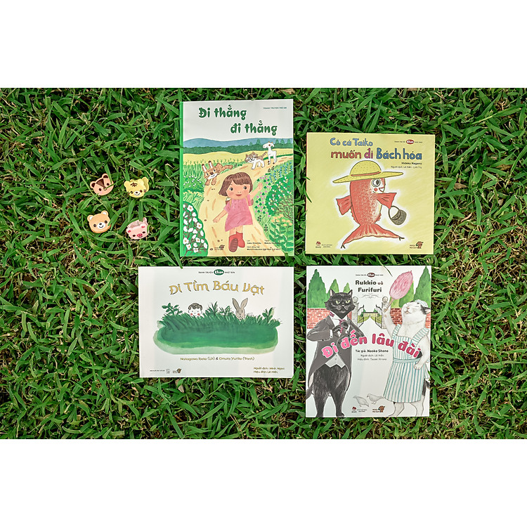 Combo 4 cuốn Ehon Bé khám phá thế giới xung quanh