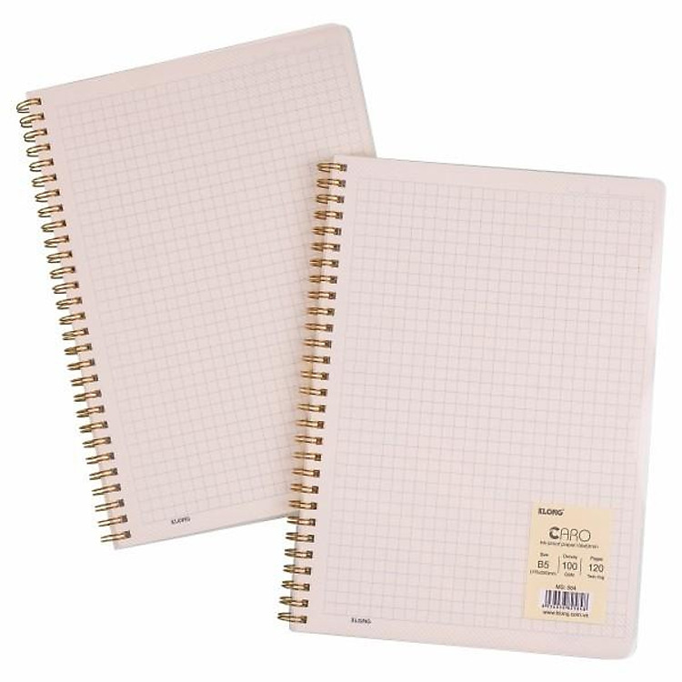 Vở lò xo kép Caro B5 (120 trang)