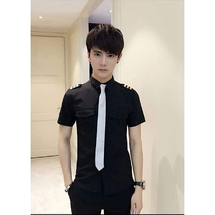 Áo sơ mi nam cơ trưởng lịch lảm