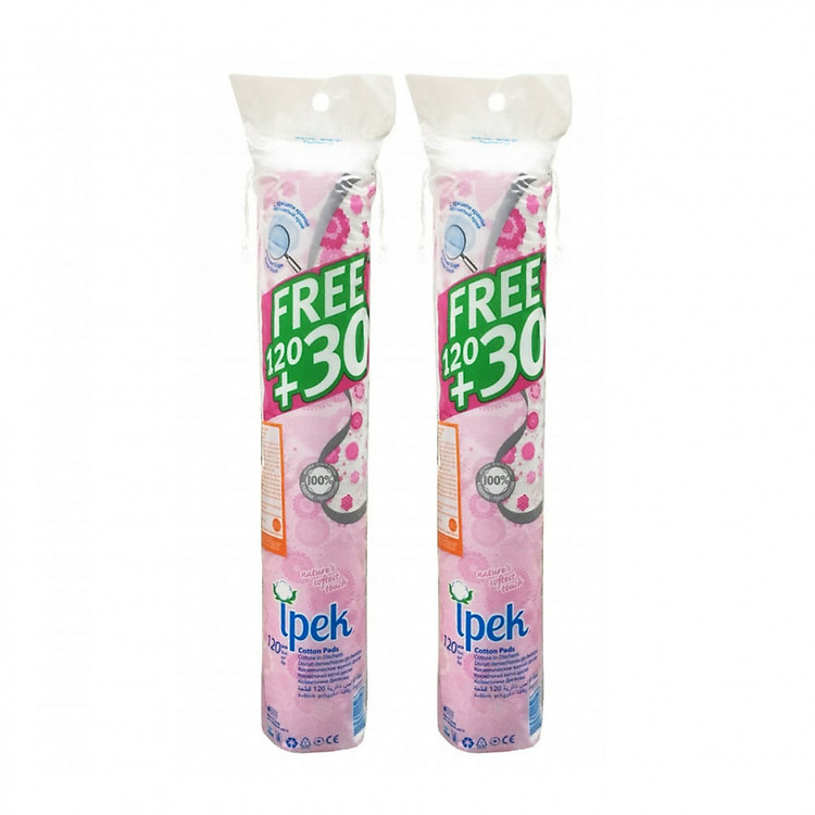 Combo Bông Tẩy Trang IPEK 150 Miếng (Thổ Nhĩ Kì)