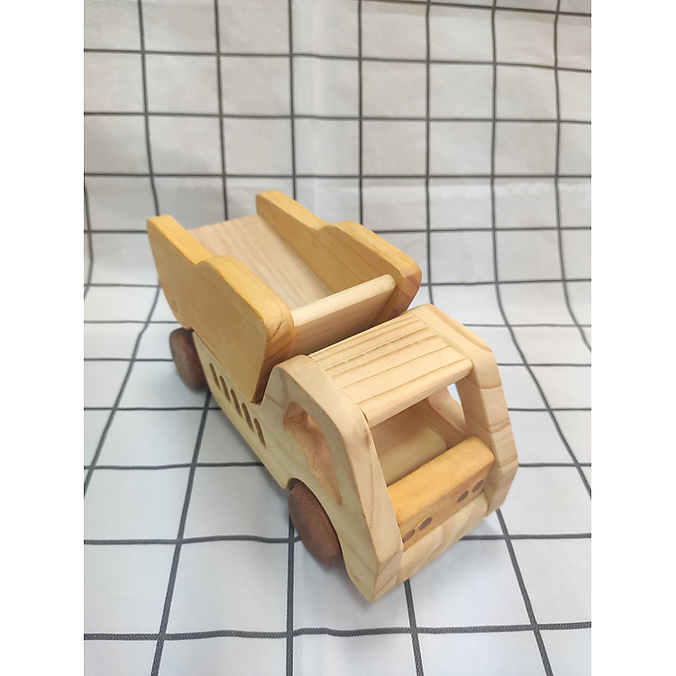 Đồ chơi gỗ xe tải cho bé Chính hãng Giá rẻ - Hình ảnh 3