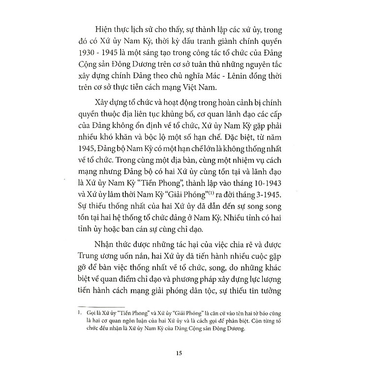 Xứ Ủy Nam Bộ Và Trung Ương Cục Miền Nam (1945 – 1954) - Ảnh 7