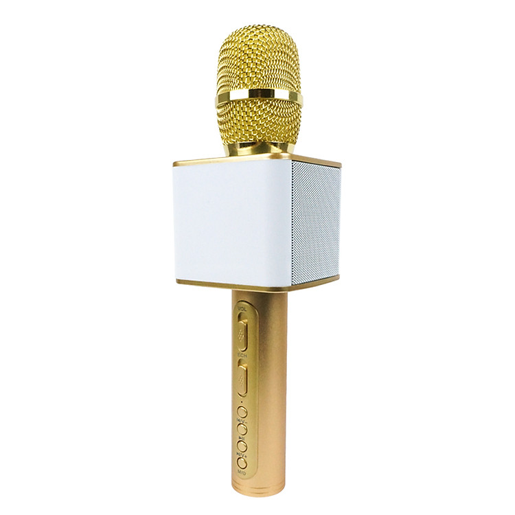 Micro Karaoke Bluetooth gắn thẻ nhớ hát điện thoại chất lượng cao PKCBSDRD72 Gold - Hàng Chính Hãng