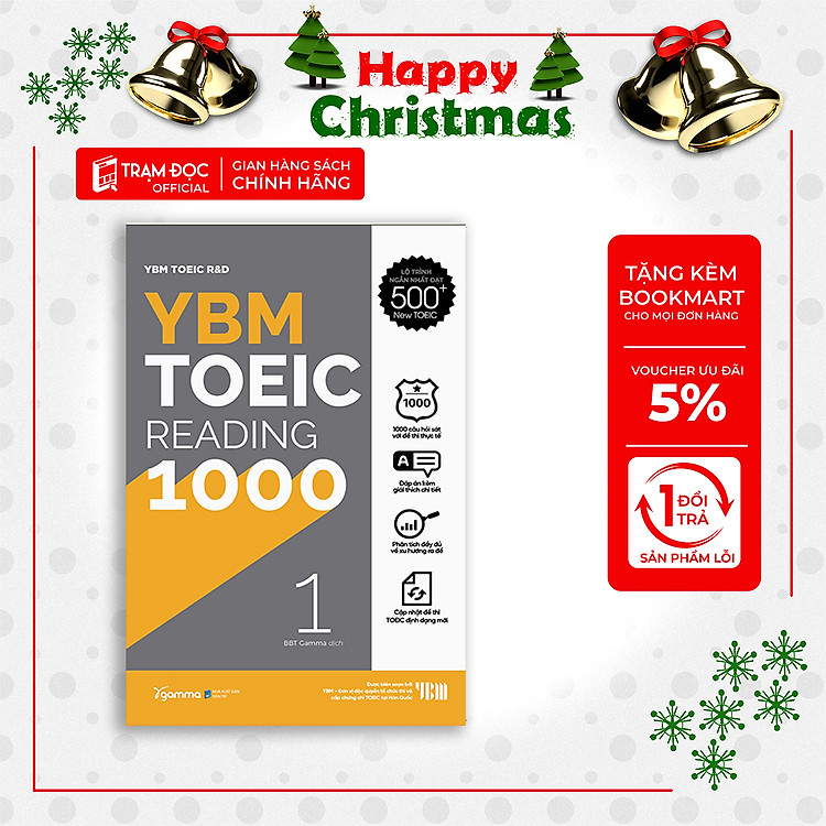 YBM Toeic Reading 1000 - Vol 1 - Tái bản mới nhất - Ảnh 3