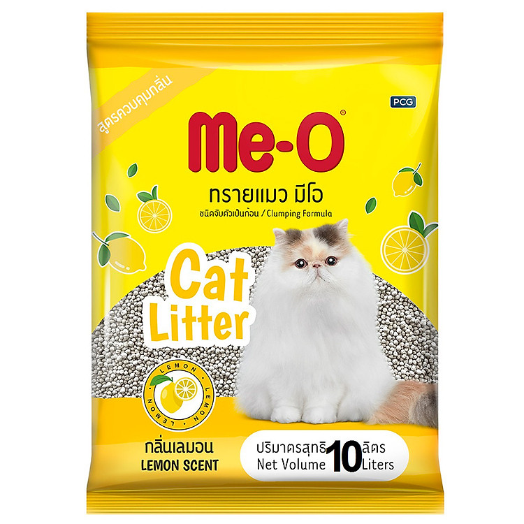Cát Vệ Sinh Cho Mèo Me-O Hương Chanh (10L)