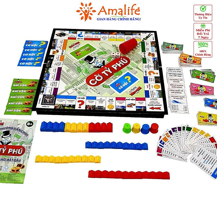 Mua Cờ Tỉ Phú Monopoly Cao Cấp 42x42 Chính hãng Giá rẻ - Hình ảnh 3