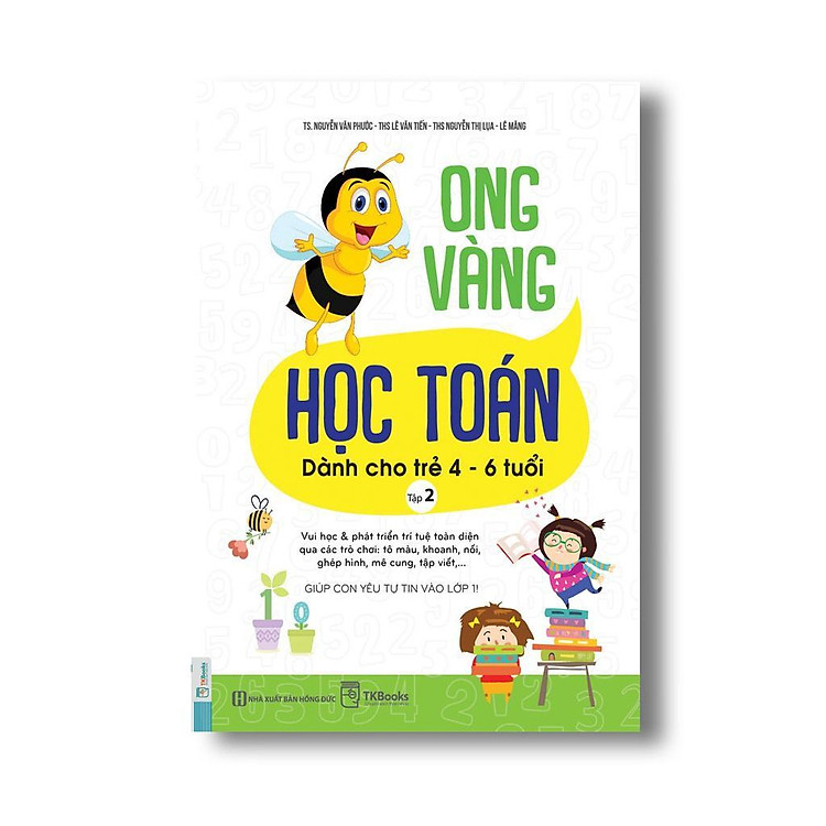 Ong Vàng Học Toán Dành Cho Trẻ 4 – 6 Tuổi (Tập 2)