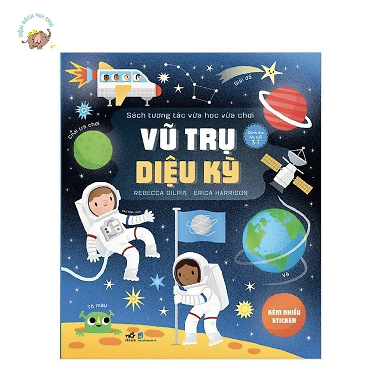 Sách Tương Tác Vừa Học Vừa Chơi - Vũ Trụ Diệu Kỳ