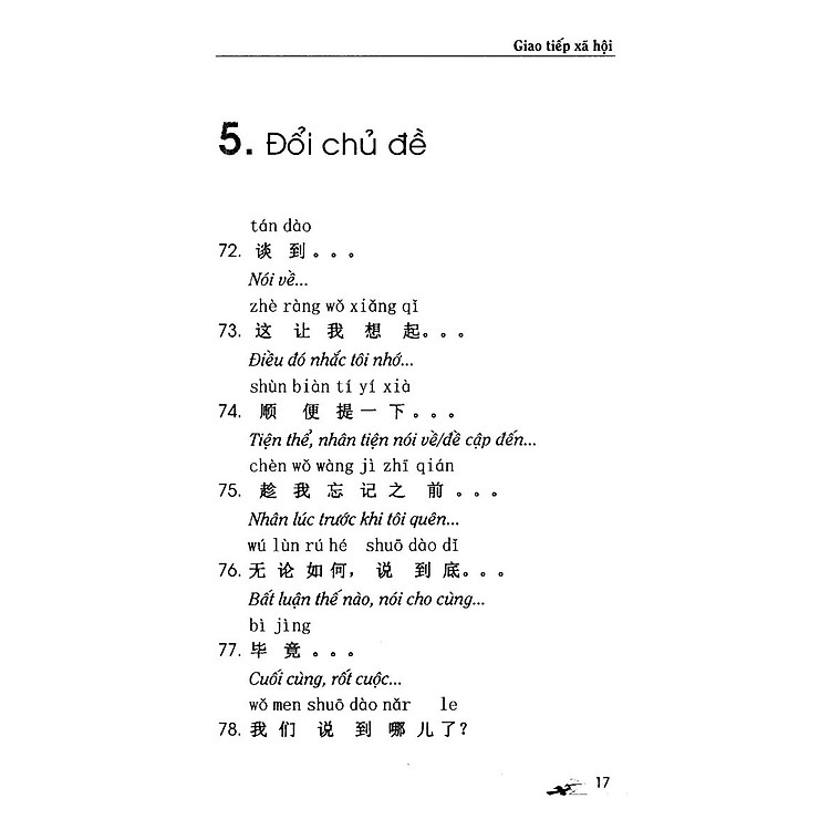 10 Ngày Có Thể Nói 1000 Câu Tiếng Hoa Giao Tiếp Xã Hội - Ảnh 6